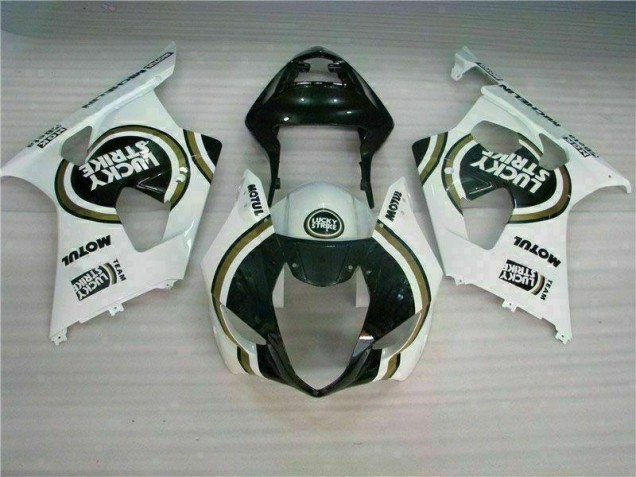 Weiß Suzuki GSXR 1000 K3 2003-2004 Motorrad Verkleidungen