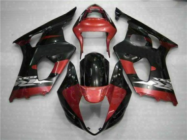 Rot Schwarz Suzuki GSXR 1000 K3 2003-2004 Motorrad Verkleidungen