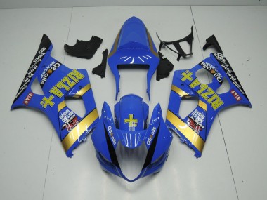 Blau Rizla Suzuki GSXR 1000 K3 2003-2004 Motorrad Verkleidungen