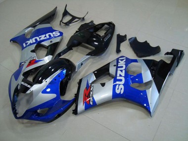 Blau Silber Suzuki GSXR 1000 K3 2003-2004 Motorrad Verkleidungen