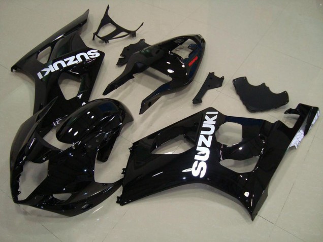 Glänzend Schwarz Suzuki GSXR 1000 K3 2003-2004 Motorrad Verkleidungen Komplett Sets