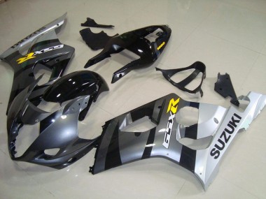 Graues Silber Suzuki GSXR 1000 K3 2003-2004 Motorrad Verkleidungen