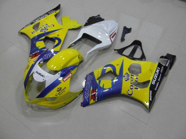 Gelb Corona Suzuki GSXR 1000 K3 2003-2004 Motorrad Verkleidungen Gelb Corona Suzuki GSXR 1000 K3 2003-2004 Motorrad Verkleidungen