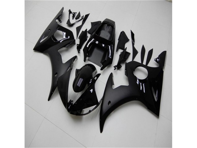 Matt schwarz Glänzend Yamaha R6 2003-2005 Motorrad Verkleidungen Matt schwarz Glänzend Yamaha R6 2003-2005 Motorrad Verkleidungen
