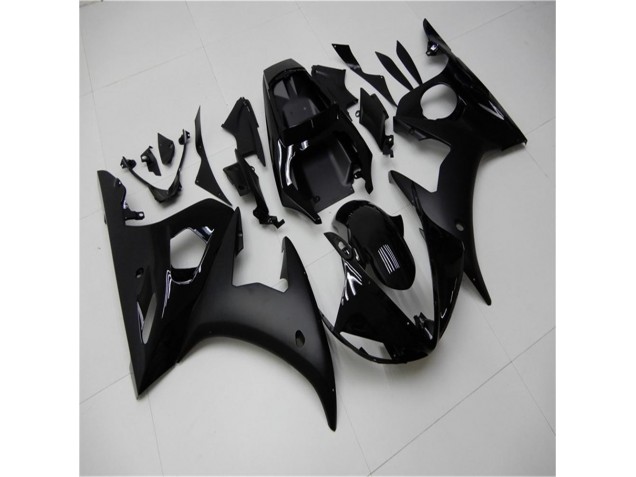 Matt schwarz Glänzend Yamaha R6 2003-2005 Motorrad Verkleidungen Matt schwarz Glänzend Yamaha R6 2003-2005 Motorrad Verkleidungen