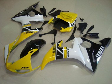 Gelb Anniversary Yamaha R6 2003-2005 Motorrad Verkleidungen