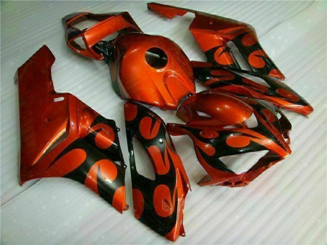 Orange Schwarz Honda CBR 1000 RR 2004-2005 Motorrad Verkleidung