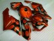 Orange Schwarz Honda CBR 1000 RR 2004-2005 Motorrad Verkleidung