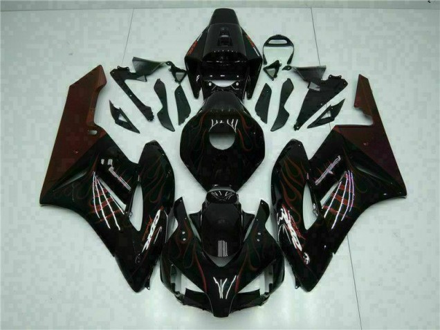 Rot Flamme Honda CBR 1000 RR 2004-2005 Motorrad Verkleidungen Rot Flamme Honda CBR 1000 RR 2004-2005 Motorrad Verkleidungen