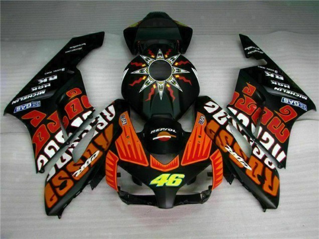 Schwarz Orange Honda CBR 1000 RR 2004-2005 Motorrad Verkleidungen Schwarz Orange Honda CBR 1000 RR 2004-2005 Motorrad Verkleidungen