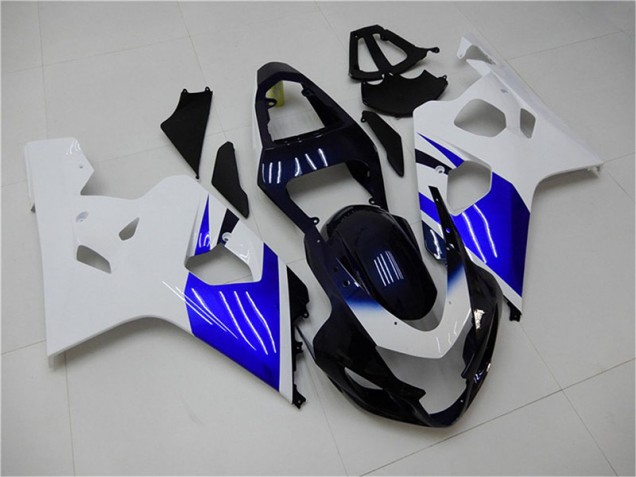 Weiß Blau Suzuki GSXR 600 / 750 K4 2004-2005 Motorrad Verkleidungen Weiß Blau Suzuki GSXR 600 / 750 K4 2004-2005 Motorrad Verkleidungen