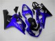 Blau Schwarz Suzuki GSXR 600 / 750 K4 2004-2005 Motorrad Verkleidungen