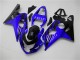 Blau Schwarz Suzuki GSXR 600 / 750 K4 2004-2005 Motorrad Verkleidungen