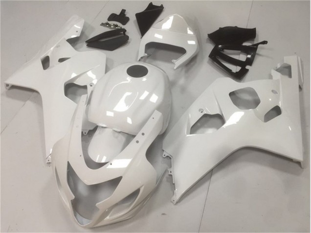 Glänzend Weiß Suzuki GSXR 600 / 750 K4 2004-2005 Motorrad Verkleidungen Glänzend Weiß Suzuki GSXR 600 / 750 K4 2004-2005 Motorrad Verkleidungen