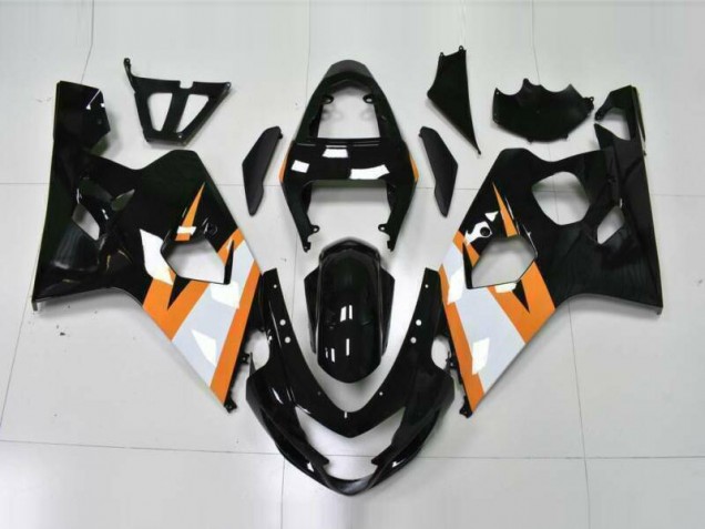 Orange Schwarz Suzuki GSXR 600 / 750 K4 2004-2005 Motorrad Verkleidung Orange Schwarz Suzuki GSXR 600 / 750 K4 2004-2005 Motorrad Verkleidung