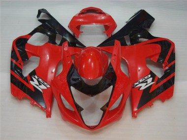 Rot Schwarz Suzuki GSXR 600 / 750 K4 2004-2005 Motorrad Verkleidung