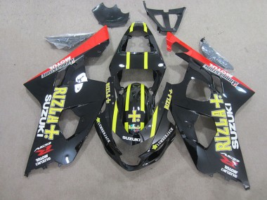 Schwarz Gelb Rizla Suzuki GSXR 750 K4 2004-2005 Motorrad Verkleidungen