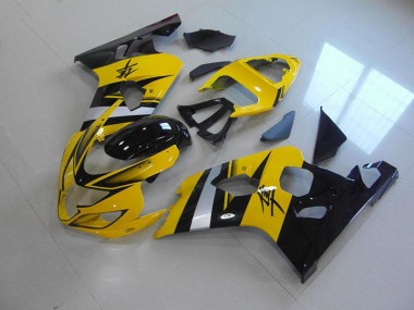 Gelb Schwarz Suzuki GSXR 750 K4 2004-2005 Motorrad Verkleidungen