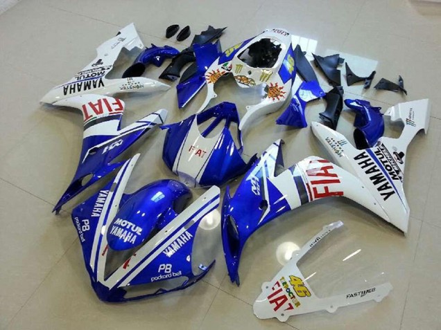Blau Weiß Rot Yamaha R1 2004-2006 Motorrad Verkleidungen Blau Weiß Rot Yamaha R1 2004-2006 Motorrad Verkleidungen