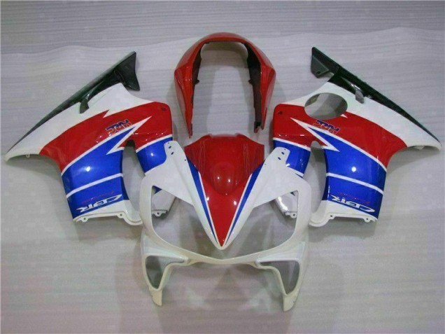 Weiß Rot Honda CBR 600 F4i 2004-2007 Motorrad Verkleidungen