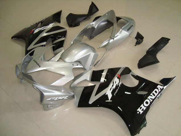 Schwarz Silber Honda CBR 600 F4i 2004-2007 Motorrad Vollverkleidung
