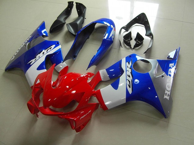 Blau Rot Weiß Honda CBR 600 F4i 2004-2007 Motorrad Verkleidungen