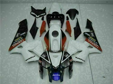 Weiß Rot Schwarz Lee Honda CBR 600 RR 2005-2006 Motorrad Verkleidungen