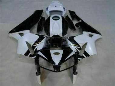 Weiß Schwarz Honda CBR 600 RR 2005-2006 Motorrad Vollverkleidung