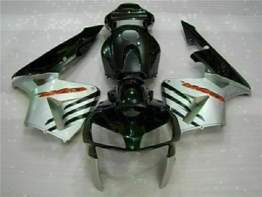 Glänzend Schwarz Honda CBR 600 RR 2005-2006 Motorrad Vollverkleidung