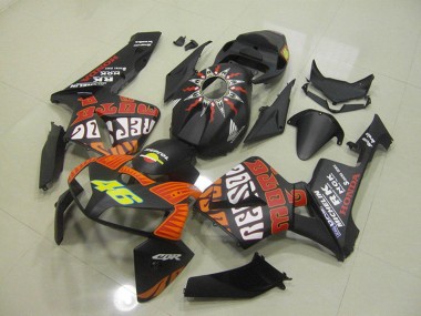 Matt Schwarzer Rossi Honda CBR 600 RR 2005-2006 Motorrad Verkleidungen