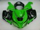 Grün Weiß Schwarz Kawasaki ZX6R 2005-2006 Motorrad Verkleidungen Grün Weiß Schwarz Kawasaki ZX6R 2005-2006 Motorrad Verkleidungen