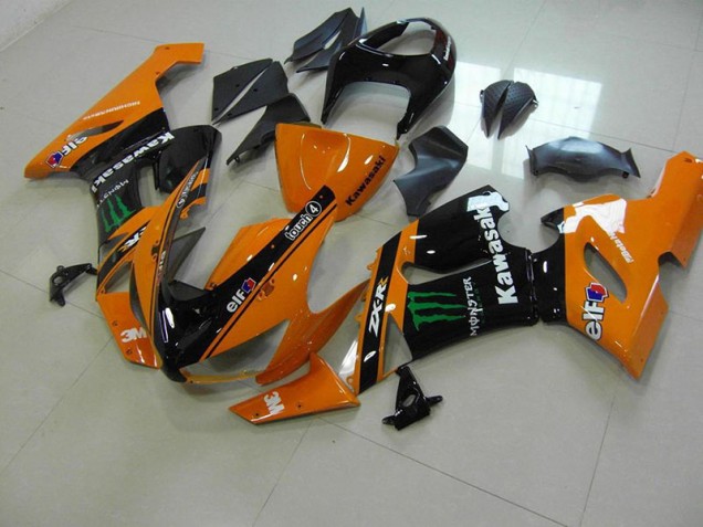Orange Monster Kawasaki ZX6R 2005-2006 Motorrad Verkleidungen Orange Monster Kawasaki ZX6R 2005-2006 Motorrad Verkleidungen