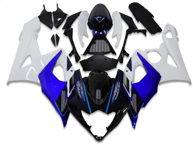 Blau Weiß Suzuki GSXR 1000 K5 2005-2006 Motorrad Verkleidungen & Plastik
