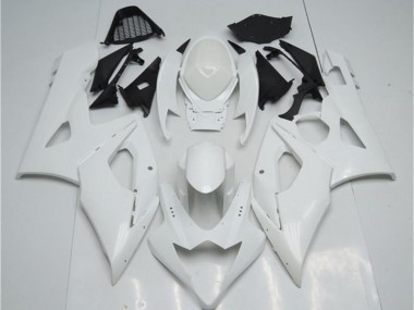 Weiß Suzuki GSXR 1000 K5 2005-2006 Motorrad Verkleidungen & Plastik
