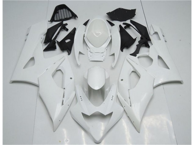 Weiß Suzuki GSXR 1000 K5 2005-2006 Motorrad Verkleidungen & Plastik