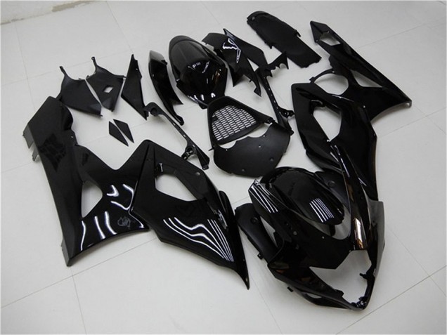 Glänzend Schwarz Suzuki GSXR 1000 K5 2005-2006 Motorrad Verkleidungen Glänzend Schwarz Suzuki GSXR 1000 K5 2005-2006 Motorrad Verkleidungen