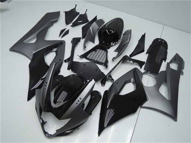 Grau Schwarz Suzuki GSXR 1000 K5 2005-2006 Motorrad Verkleidungen & Plastik