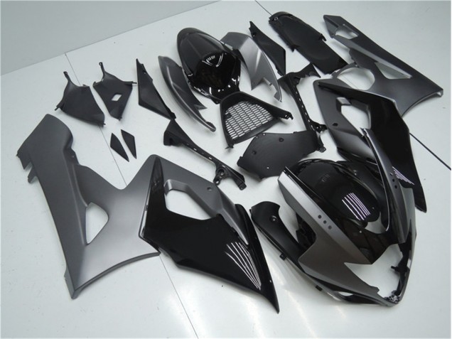 Grau Schwarz Suzuki GSXR 1000 K5 2005-2006 Motorrad Verkleidungen & Plastik