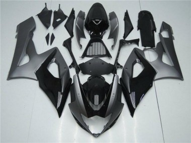 Grau Schwarz Suzuki GSXR 1000 K5 2005-2006 Motorrad Verkleidungen & Plastik
