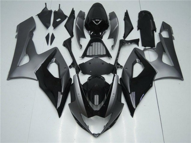 Grau Schwarz Suzuki GSXR 1000 K5 2005-2006 Motorrad Verkleidungen & Plastik