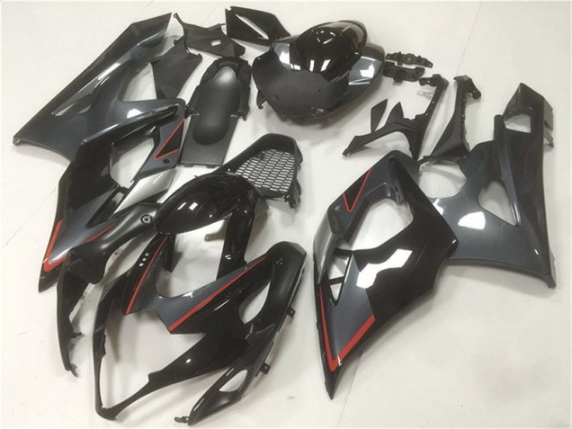 Schwarz Grau Suzuki GSXR 1000 K5 2005-2006 Motorrad Verkleidungen