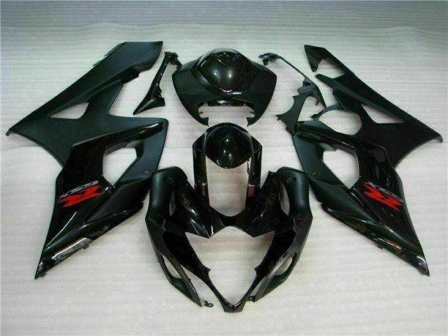 Schwarz Suzuki GSXR 1000 K5 2005-2006 Motorrad Verkleidung Schwarz Suzuki GSXR 1000 K5 2005-2006 Motorrad Verkleidung