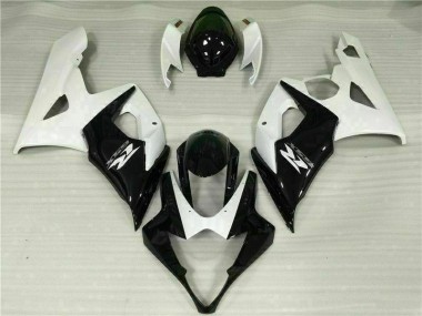 Weiß Schwarz Suzuki GSXR 1000 K5 2005-2006 Motorrad Verkleidungen