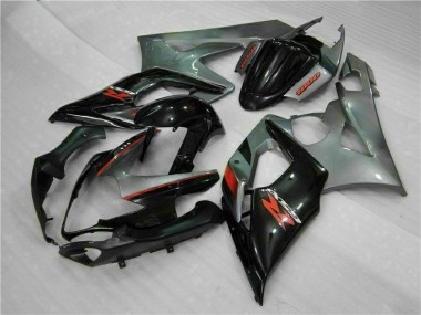 Grau Schwarz Suzuki GSXR 1000 K5 2005-2006 Motorrad Vollverkleidung