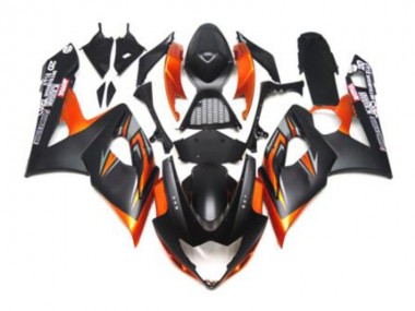 Schwarz Orange Suzuki GSXR 1000 K5 2005-2006 Motorrad Verkleidungen
