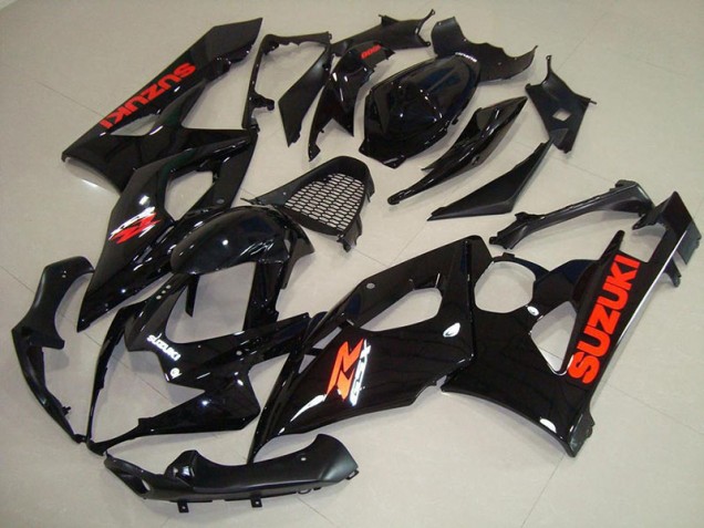 Glänzend schwarz roter Aufkleber Suzuki GSXR 1000 K5 2005-2006 Motorrad Verkleidungen