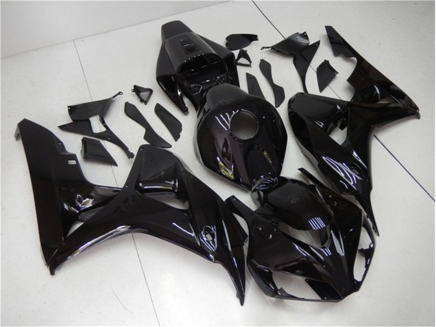 Glänzend Schwarz Honda CBR 1000 RR 2006-2007 Motorrad Vollverkleidung