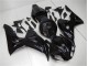 Glänzend Schwarz Honda CBR 1000 RR 2006-2007 Motorrad Vollverkleidung