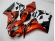 Orange Schwarz Honda CBR 1000 RR 2006-2007 Motorrad Verkleidungen