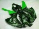 Grüne Flamme Schwarz Honda CBR 1000 RR 2006-2007 Motorrad Verkleidungen